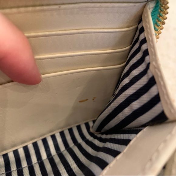 KateSpade turquoise wallet - Picture 6 of 6